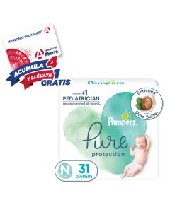 PAÑAL PAMPERS PURE ET RN 31 PZ