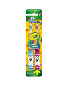 Cepillo Dental Marca Gum De Crayola Pip-Squeaks