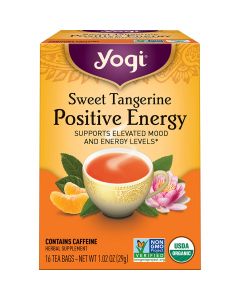 Yogi Té de Mandarina Dulce Energía Positiva Orgánico con 16 Bolsas
