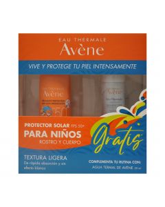 Avene Kit Spray Protector Solar Niños FPS 50+ 200ml + Agua Termal 50 ml