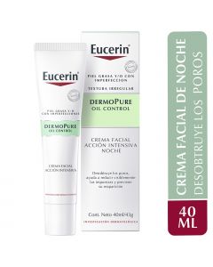 Eucerine Dermopure crema facial de noche 40 ml  