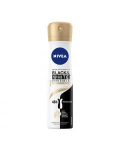 Desodorante nivea black and white invisible mujer silky smooth 150 ml