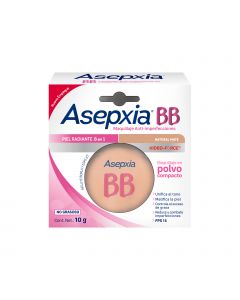 Asepxia BB Maquillaje Polvo Natural Mate 10 g