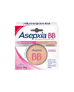Asepxia BB Maquillaje Crema Natural Mate 10 g