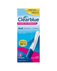 Imagen del medicamento Pack Clearblue Plus Prueba Embarazo C/2