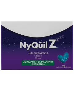 NyQuil Z Auxiliar en el insomnio ocasional 15 cápsulas