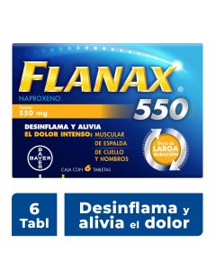 Flanax 550mg 6 tabletas