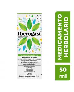 Iberogast solución oral para colitis y gastritis gotero 50 ml