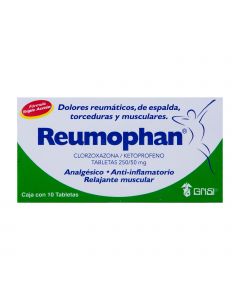 Imagen del medicamento Reumophan 5250mg oral 10 tabletas