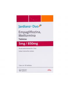 Jardianz Duo 5 mg/850 mg 30 tabletas
