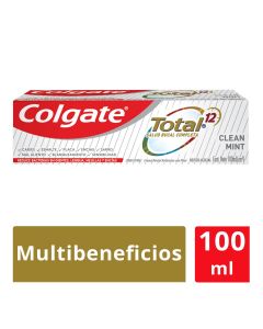 Crema Dental Colgate Total 12 Clean Mint 100 Ml