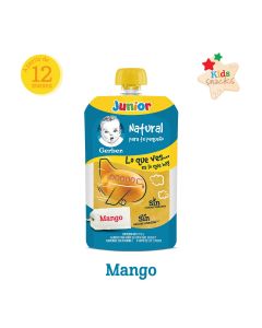 Papilla Gerber Junior Etapa 3 Sabor Mango Pouch 110 g