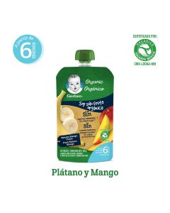 Gerber Organico Pure Platano Mango 100 g