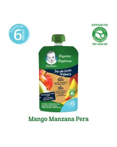 Gerber Organico Pure Mango Manzana Pera 100 g
