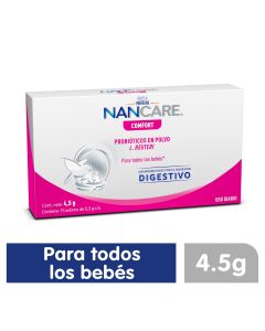 Probióticos NAN Care Confort, Polvo, a Partir del Nacimiento, caja con 4.5 g