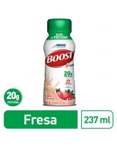 Suplemento Alimenticio BOOST® Alto en Proteína, Sabor Fresa 237 ml
