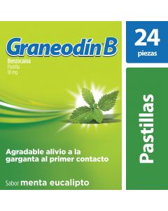 Graneodin b menta eucalipto c/24 tabletas 