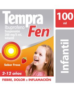 Tempra Fen Suspensión Infantil Sabor Fresa 100 ml