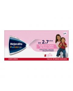 Mejoralito 80 mg oral ped 30 tabletas   