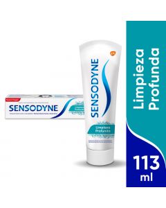 Sensodyne Limpieza Profunda Pasta Dental para dientes sensibles, 113g
