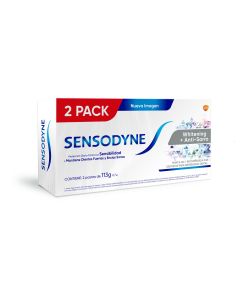 Sensodyne Whitening + Anti-sarro Pasta Dental para dientes sensibles, 2 pzas de 113g c/u