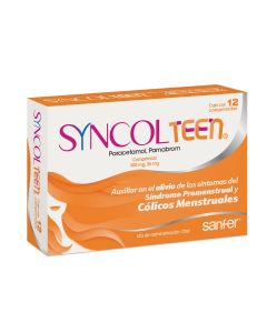 Imagen del medicamento Syncol teen  con 12 comprimidos