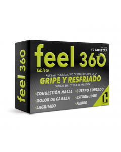 Imagen del medicamento Feel 360 10 tabletas