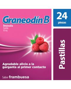 Graneodin-b 10 mg oral frambuesa 24 past   