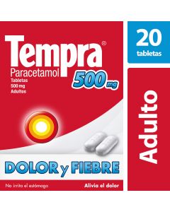Tempra 500 mg 20 tabletas 