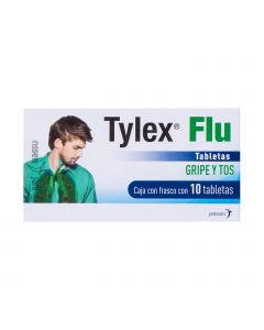 Imagen del medicamento Tylex flu oral 10 tabletas