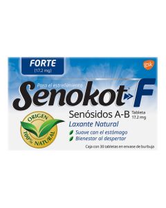 Senokot f 374 mg oral 30 tabletas    