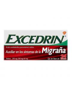 Excedrin Migraña 24 tabletas