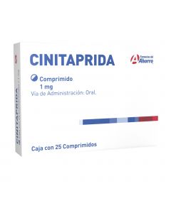 Cinitaprida 1 mg oral 25 tabs Marca Del Ahorro