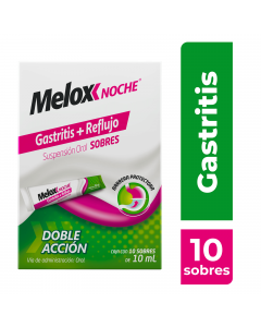 Melox noche suspension antireflujo 10 sobres 10 ml 