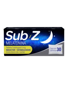 Sub-Z 5 mg con 30 tabletas