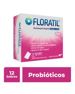 Floratil probióticos 200 mg pediátrico oral 12 sobres 