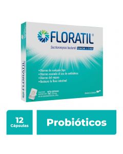 Floratil probióticos 200 mg oral 12 cápsulas 