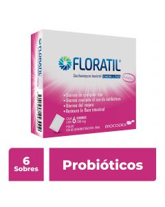 Floratil Probióticos 200 mg 6 sobres