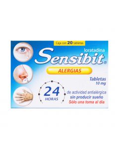 Sensibit 10 mg oral 20 tabletas