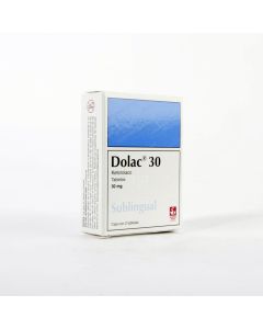 Dolac 30 mg oral 2 tabletas Sublingual 