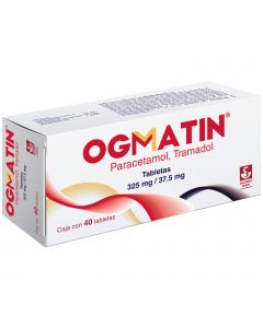 Ogmatin Caja con 40 tabletas de 325 mg /37.5 mg