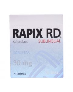 Rapix 30 mg 4 tabletas Sublingual 