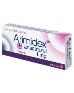 Imagen del medicamento Arimidex 1 mg oral 28 comprimidos