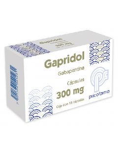 Imagen del medicamento Gapridol 300 Mg. Oral 15 Capsulas