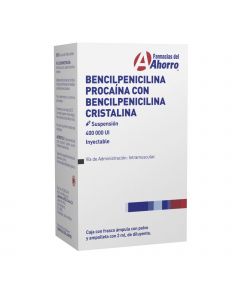 Imagen del medicamento Marca del Ahorro bencilpenicilina proc/crista 400000ui