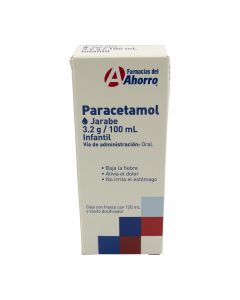 Paracetamol 3.2 Gr/100 ml Solución Infantil 120 ml Marca del Ahorro