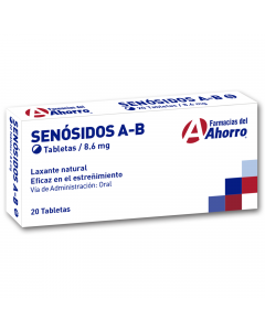 Marca del ahorro senosidos ab 187 mg oral 20 tabletas     