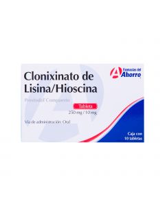 Marca del ahorro clonixinato lisina/hioscina 250/10mg1