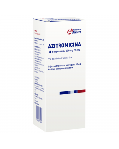 Imagen del medicamento Marca del Ahorro  Azitromicina 200 mg / 5 ml  oral 15 ml  suspension