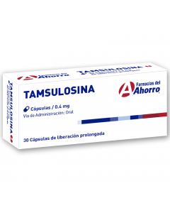 Imagen del medicamento Marca del Ahorro tamsulosina 0.4 mg oral 30 capsulas